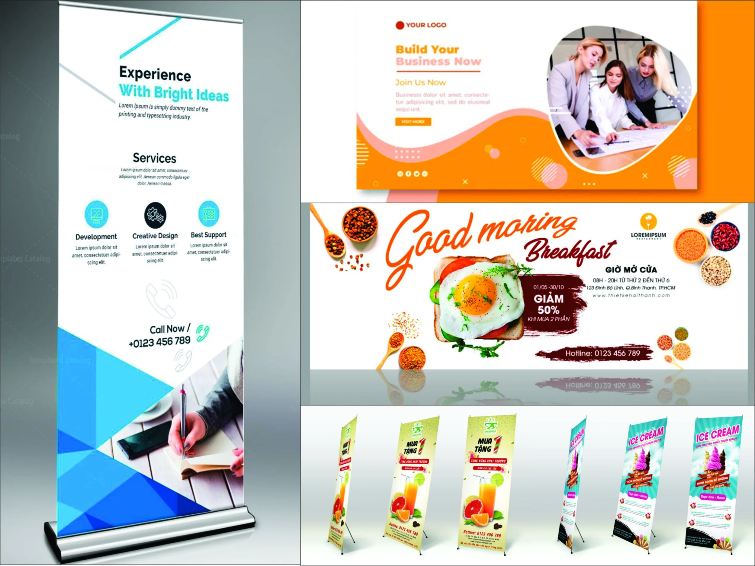 In Banner Quảng Cáo Ngoài Trời Trong nhà Tại Cầu Giấy Hà Nội