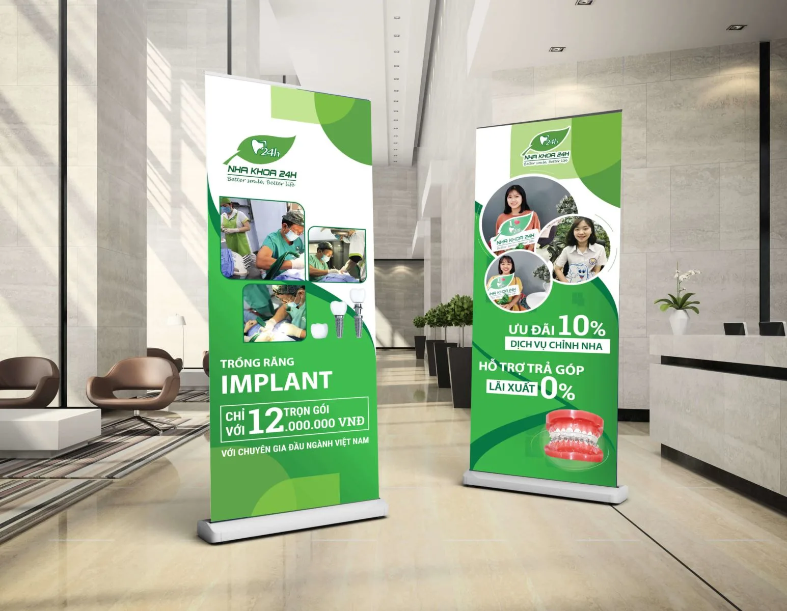 In Standee Chữ X, Chân Nhôm Giá Rẻ Tại Cầu Giấy Hà Nội