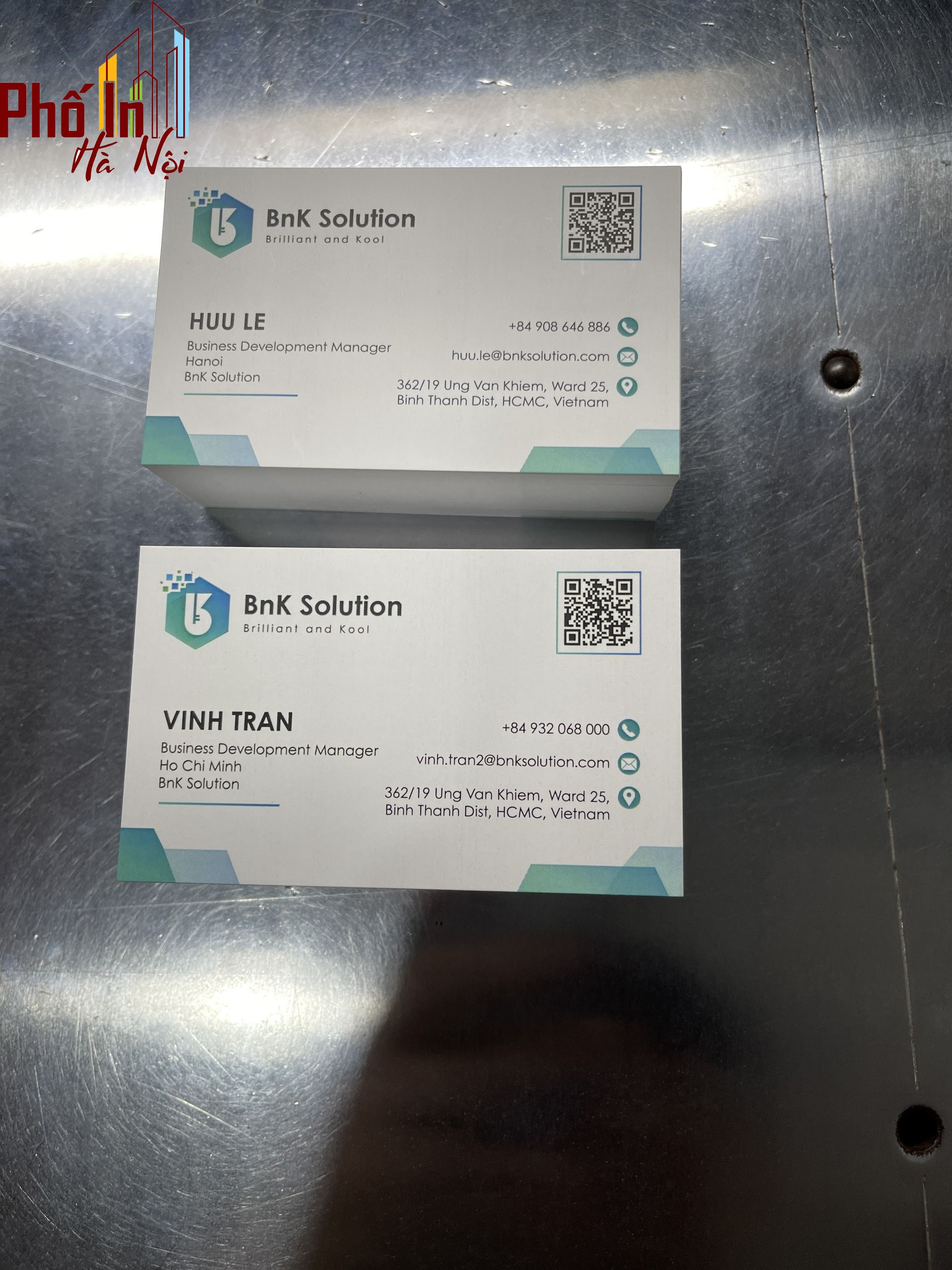 Báo Giá in card visit, in danh thiếp giá rẻ