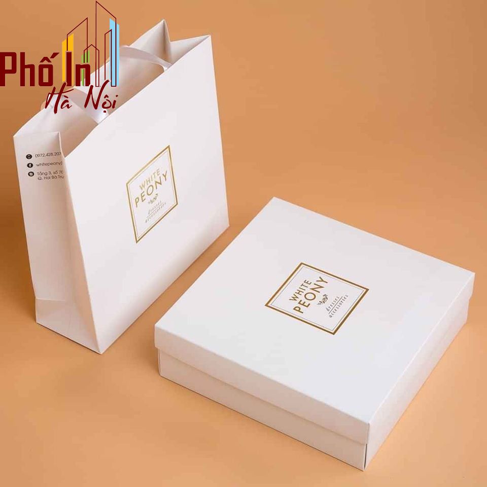 Xưởng in hộp giấy đựng quần áo shop thời trang giá rẻ tại Hà Nội