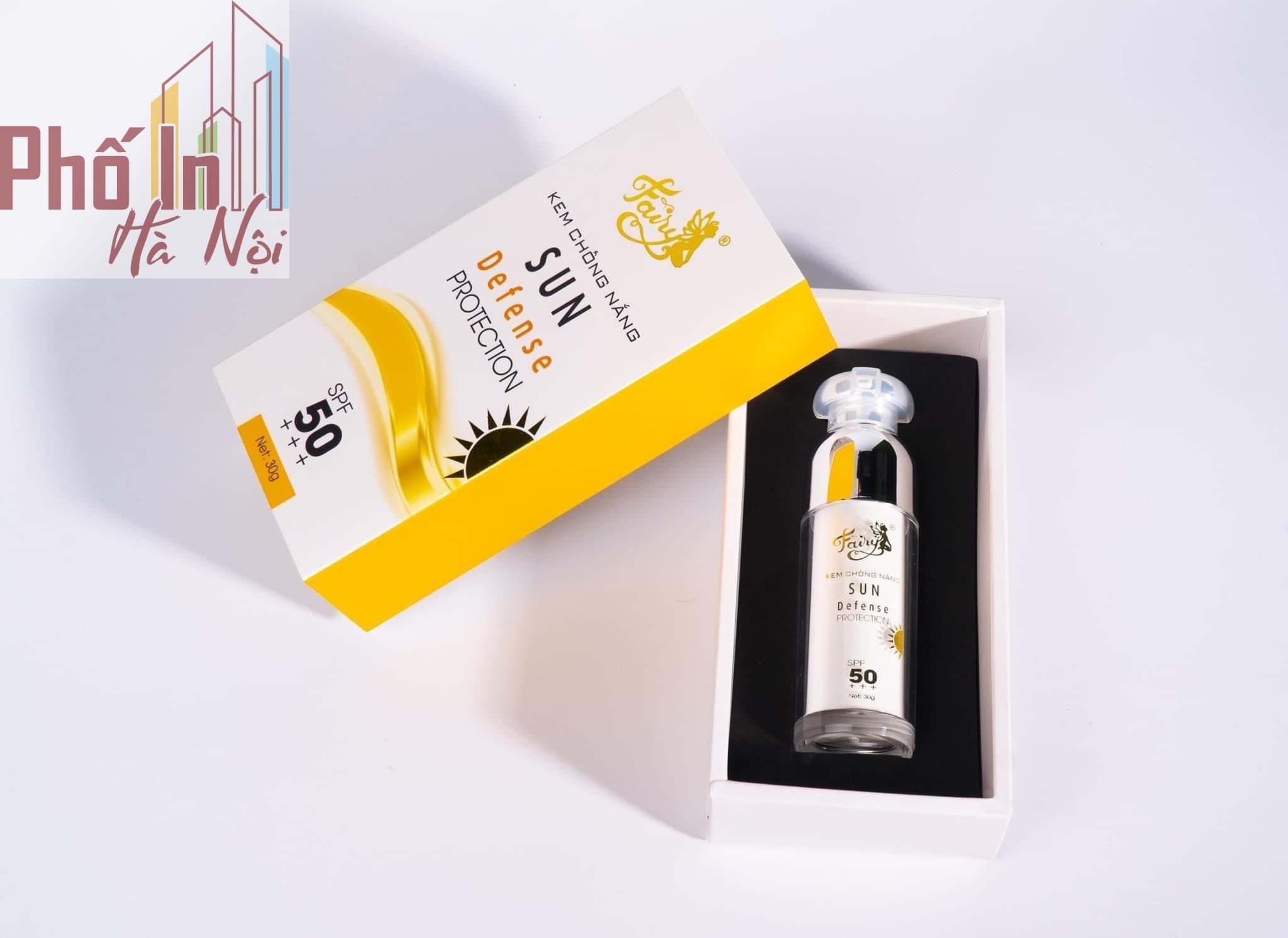 Xưởng in hộp mỹ phẩm carton lạnh giá rẻ tại Hà Nội