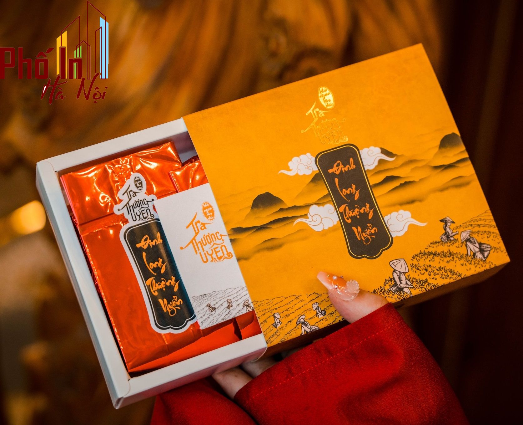 Xưởng In Hộp Giấy Đựng Trà Giá Rẻ Tại Hà Nội