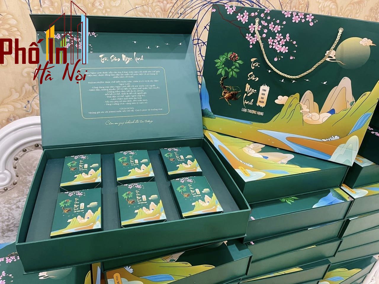 Xưởng In Hộp Giấy Đựng Trà Giá Rẻ Tại Hà Nội
