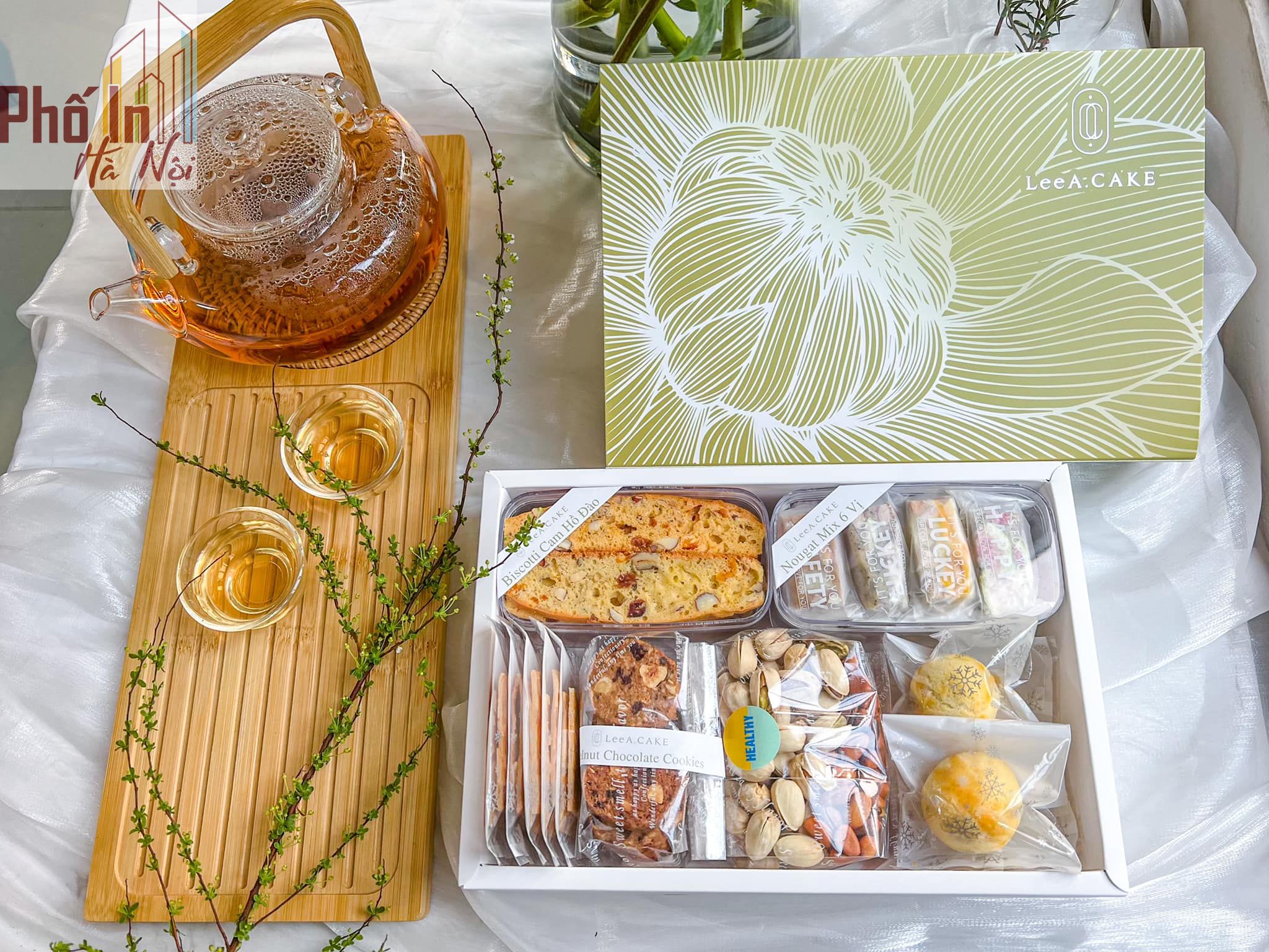 Hộp đựng bánh trung thu giấy ivory quy cách hộp nắp diêm