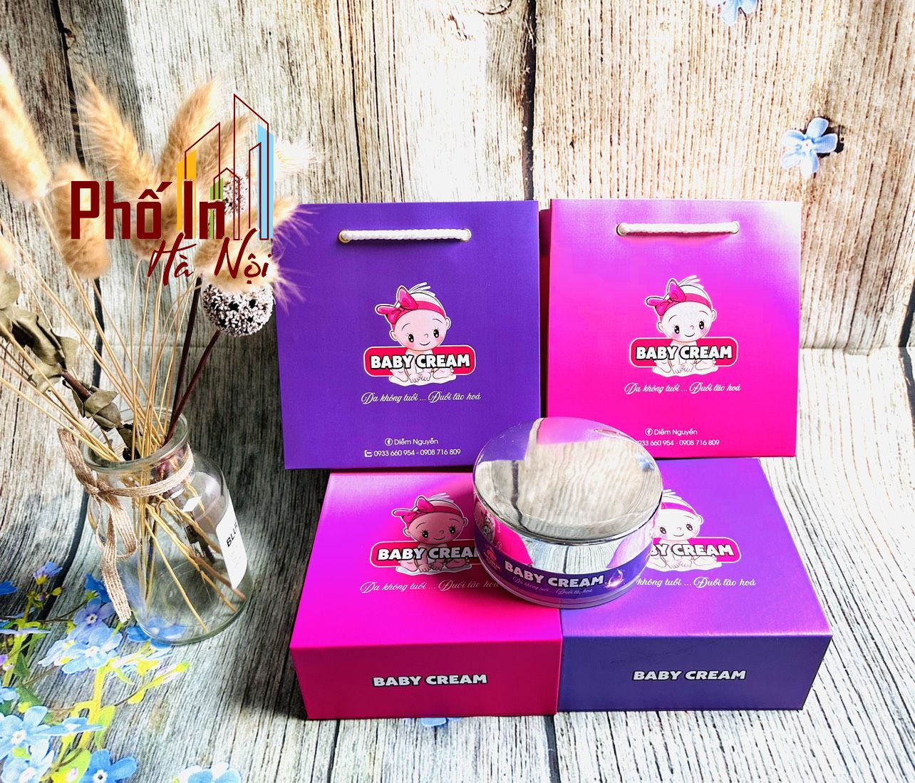 Xưởng in hộp giấy đựng mỹ phẩm giá rẻ tại Hà Nội