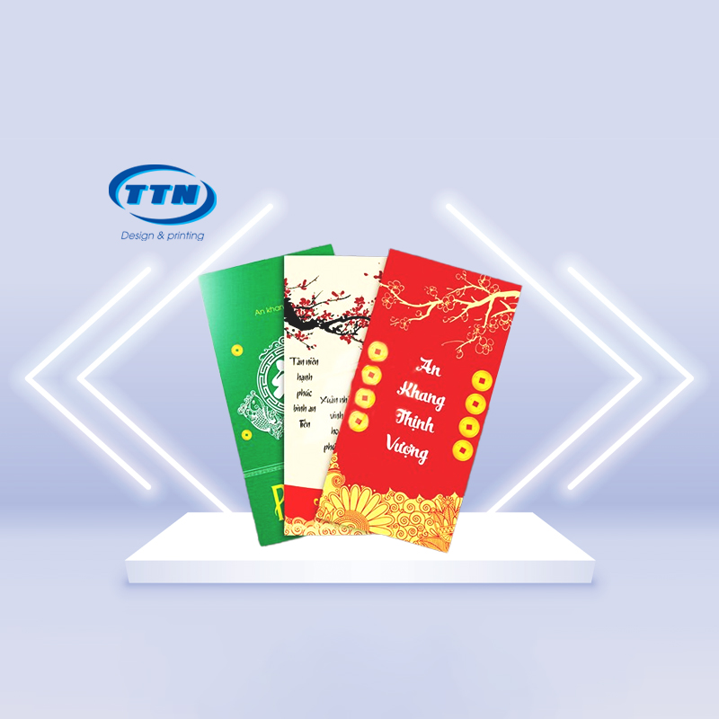 In lì xì giấy couche - Xưởng In TTN Việt Nam