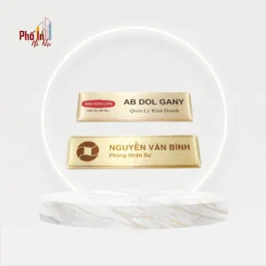 Xưởng in Thẻ tên, in thẻ cài áo giá rẻ tại Hà Nội