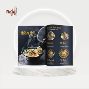 In Menu, in thực đơn giá rẻ Tại Hà Nội