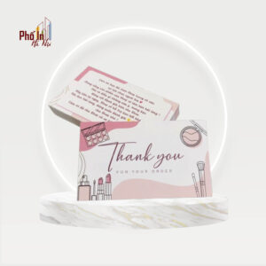 In thiệp cảm ơn, thank you card giá rẻ tại Hà Nội